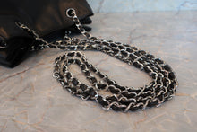 画像をギャラリービューアに読み込む, CHANEL/シャネル ココマーク巾着チェーンショルダーバッグ ラムスキン ブラック/シルバー金具 ショルダーバッグ 700100228