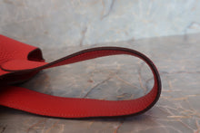 画像をギャラリービューアに読み込む, HERMES/エルメス ピコタンロックMM トリヨンクレマンス ルージュピヴォワンヌ □R刻印 ハンドバッグ 700080141