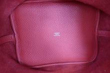 画像をギャラリービューアに読み込む, HERMES/エルメス ピコタンロックMM トリヨンクレマンス ルージュピヴォワンヌ □R刻印 ハンドバッグ 700080141