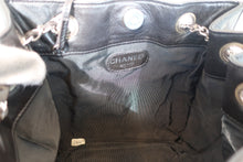 画像をギャラリービューアに読み込む, CHANEL/シャネル ココマーク巾着チェーンショルダーバッグ ラムスキン ブラック/シルバー金具 ショルダーバッグ 700100228