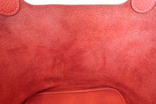 画像をギャラリービューアに読み込む, HERMES/エルメス ピコタンロックMM トリヨンクレマンス ルージュピヴォワンヌ □R刻印 ハンドバッグ 700080141