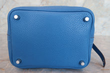 Load image into Gallery viewer, HERMES PICOTIN LOCK PM Clemence leather Mykonos □O Engraving Hand bag 700080143