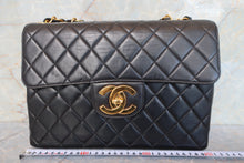 画像をギャラリービューアに読み込む, CHANEL/シャネル 中マトラッセシングルフラップチェーンショルダーバッグ ラムスキン ブラック/ゴールド金具 ショルダーバッグ 700100115