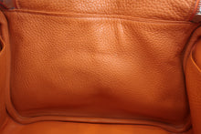 将图片加载到图库查看器,HERMES LINDY 30 Clemence leather Orange □P刻印 Shoulder bag 800020230