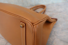 将图片加载到图库查看器,HERMES BIRKIN 35 Ardennes leather Natural □B刻印 Hand bag 800070026