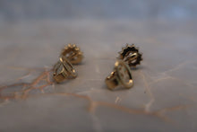 將圖片載入圖庫檢視器 NINA RICCI/ニナリッチ ラインストーンイヤリング 金メッキ ゴールド イヤリング 300010063