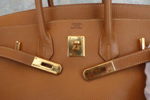 将图片加载到图库查看器,HERMES BIRKIN 35 Ardennes leather Natural □B刻印 Hand bag 800070026