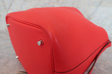 Load image into Gallery viewer, HERMES PICOTIN LOCK MM Clemence leather Rouge de Coeur D Engraving Hand bag 700080121