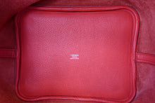 Load image into Gallery viewer, HERMES PICOTIN LOCK MM Clemence leather Rouge de Coeur D Engraving Hand bag 700080121