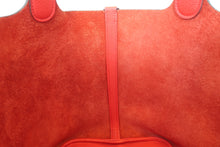 Load image into Gallery viewer, HERMES PICOTIN LOCK MM Clemence leather Rouge de Coeur D Engraving Hand bag 700080121