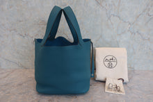 画像をギャラリービューアに読み込む, HERMES/エルメス ピコタンロックMM トリヨンクレマンス ヴェールボスフォール D刻印 ハンドバッグ 800020209