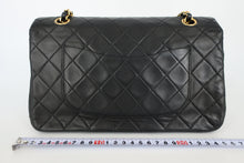 將圖片載入圖庫檢視器 CHANEL/シャネル マトラッセWフラップWチェーンショルダーバッグ ラムスキン ブラック/ゴールド金具 ショルダーバッグ 800090163