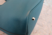 画像をギャラリービューアに読み込む, HERMES/エルメス ピコタンロックMM トリヨンクレマンス ヴェールボスフォール D刻印 ハンドバッグ 800020209