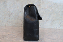 画像をギャラリービューアに読み込む, CHANEL/シャネル 中マトラッセシングルフラップチェーンショルダーバッグ ラムスキン ブラック/ゴールド金具 ショルダーバッグ 800010078