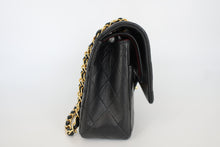 將圖片載入圖庫檢視器 CHANEL/シャネル マトラッセWフラップWチェーンショルダーバッグ ラムスキン ブラック/ゴールド金具 ショルダーバッグ 800090163