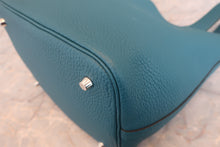 画像をギャラリービューアに読み込む, HERMES/エルメス ピコタンロックMM トリヨンクレマンス ヴェールボスフォール D刻印 ハンドバッグ 800020209