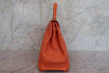 将图片加载到图库查看器,HERMES  KELLY 35 Togo leather Orange □Q刻印 Shoulder bag 700090231
