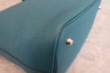 画像をギャラリービューアに読み込む, HERMES/エルメス ピコタンロックMM トリヨンクレマンス ヴェールボスフォール D刻印 ハンドバッグ 800020209