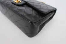 將圖片載入圖庫檢視器 CHANEL/シャネル マトラッセWフラップWチェーンショルダーバッグ ラムスキン ブラック/ゴールド金具 ショルダーバッグ 800090163