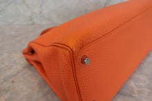 将图片加载到图库查看器,HERMES  KELLY 35 Togo leather Orange □Q刻印 Shoulder bag 700090231