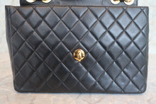 画像をギャラリービューアに読み込む, CHANEL/シャネル 中マトラッセシングルフラップチェーンショルダーバッグ ラムスキン ブラック/ゴールド金具 ショルダーバッグ 800010078