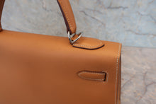 画像をギャラリービューアに読み込む, HERMES/エルメス ケリー32 ボックスカーフ ナチュラル □G刻印 ショルダーバッグ 800040008