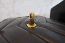 画像をギャラリービューアに読み込む, CHANEL/シャネル Vステッチチェーンショルダーバッグ ラムスキン ブラック/ゴールド金具 ショルダーバッグ 700100232