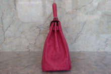 將圖片載入圖庫檢視器 HERMES/エルメス ケリー28 オーストリッチ フューシャピンク □H刻印 ショルダーバッグ 700090215