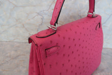將圖片載入圖庫檢視器 HERMES/エルメス ケリー28 オーストリッチ フューシャピンク □H刻印 ショルダーバッグ 700090215