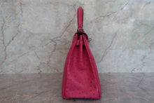 將圖片載入圖庫檢視器 HERMES/エルメス ケリー28 オーストリッチ フューシャピンク □H刻印 ショルダーバッグ 700090215