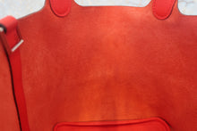 画像をギャラリービューアに読み込む, HERMES/エルメス ピコタンロックPMトレサージュ ヴォーエプソン ルージュクー/ブルーノール/ルージュアッシュ D刻印 ハンドバッグ 800020250