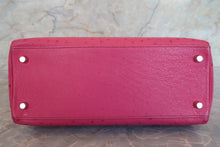 將圖片載入圖庫檢視器 HERMES/エルメス ケリー28 オーストリッチ フューシャピンク □H刻印 ショルダーバッグ 700090215