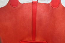 画像をギャラリービューアに読み込む, HERMES/エルメス ピコタンロックPMトレサージュ ヴォーエプソン ルージュクー/ブルーノール/ルージュアッシュ D刻印 ハンドバッグ 800020250