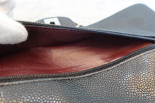 Load image into Gallery viewer, CHANEL Matelasse double flap double chain shoulder bag Caviar skin Black/Silver hadware Shoulder bag 700080137