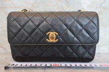 画像をギャラリービューアに読み込む, CHANEL/シャネル ミニマトラッセチェーンショルダーバッグ ラムスキン ブラック/ゴールド金具 ショルダーバッグ 700100179