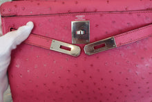 將圖片載入圖庫檢視器 HERMES/エルメス ケリー28 オーストリッチ フューシャピンク □H刻印 ショルダーバッグ 700090215