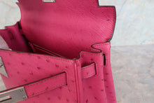 將圖片載入圖庫檢視器 HERMES/エルメス ケリー28 オーストリッチ フューシャピンク □H刻印 ショルダーバッグ 700090215