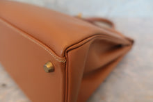将图片加载到图库查看器,HERMES KELLY 35 Graine Couchevel leather Gold □D刻印 Shoulder bag 700120030