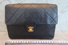 Load image into Gallery viewer, CHANEL Mini Matelasse single flap chain shoulder bag Lambskin Black/Gold hadware Shoulder bag 700080108