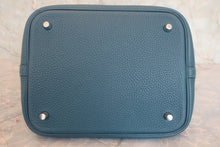 画像をギャラリービューアに読み込む, HERMES/エルメス ピコタンロックMM トリヨンクレマンス コバルト X刻印 ハンドバッグ 800020212