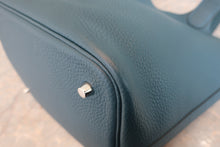 将图片加载到图库查看器,HERMES PICOTIN LOCK MM Clemence leather Cobait X刻印 Hand bag 800020212