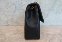 Load image into Gallery viewer, CHANEL Mini Matelasse single flap chain shoulder bag Lambskin Black/Gold hadware Shoulder bag 700080108