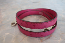 將圖片載入圖庫檢視器 HERMES/エルメス ケリー28 オーストリッチ フューシャピンク □H刻印 ショルダーバッグ 700090215