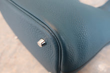 画像をギャラリービューアに読み込む, HERMES/エルメス ピコタンロックMM トリヨンクレマンス コバルト X刻印 ハンドバッグ 800020212