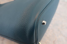 画像をギャラリービューアに読み込む, HERMES/エルメス ピコタンロックMM トリヨンクレマンス コバルト X刻印 ハンドバッグ 800020212