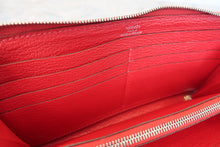 Load image into Gallery viewer, HERMES  Azapp Long Chevre myzore goatskim Rouge casaque □Q Engraving Wallet 700040127