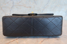 Load image into Gallery viewer, CHANEL Mini Matelasse single flap chain shoulder bag Lambskin Black/Gold hadware Shoulder bag 700080108