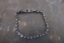 將圖片載入圖庫檢視器 SWAROVSKI/スワロフスキー ラインストーンブレスレット 銀メッキ シルバー ブレスレット 300060007