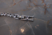 將圖片載入圖庫檢視器 SWAROVSKI/スワロフスキー ラインストーンブレスレット 銀メッキ シルバー ブレスレット 300060007