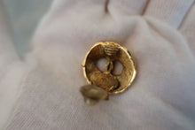 Load image into Gallery viewer, CHANEL CC mark earring Gold plate Gold Earring 600030084